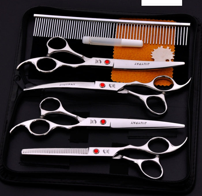 7.0 Inch Set Pie Color Pet Scissors