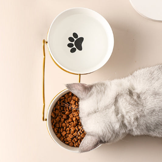 Gamelle en céramique pour chat, bassine pour nourriture et eau pour chien