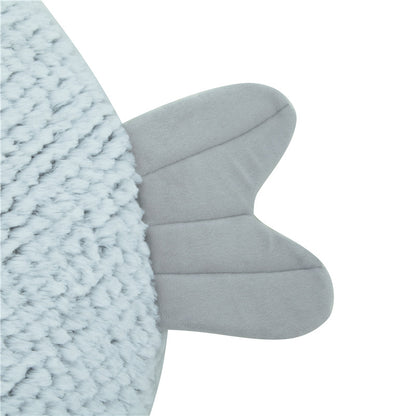 Litière pour chat en forme de poisson semi-fermé, litière pour petit chien