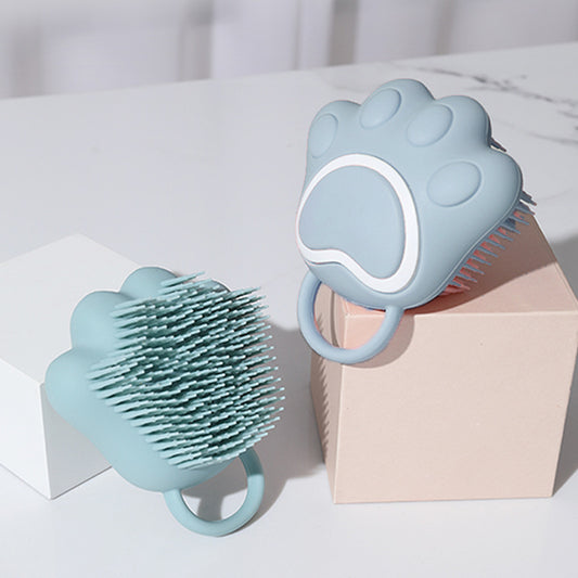 Brosse de bain facile à nettoyer pour animaux