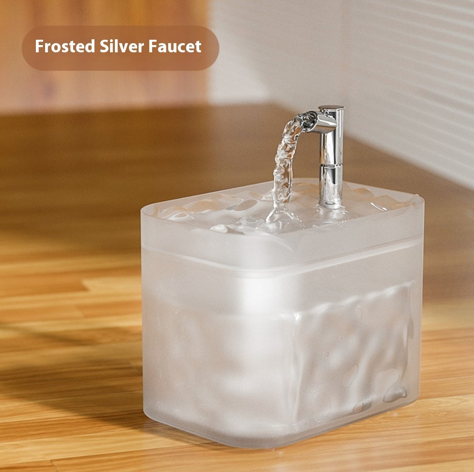 Cat Water Fountain Automatic Circulation Flow Water Fountain Kitten Drinking Water Apparatus