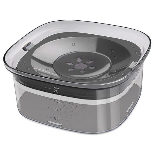 Gamelle d'eau flottante pour chien, anti-éclaboussures, pour garder la bouche mouillée.