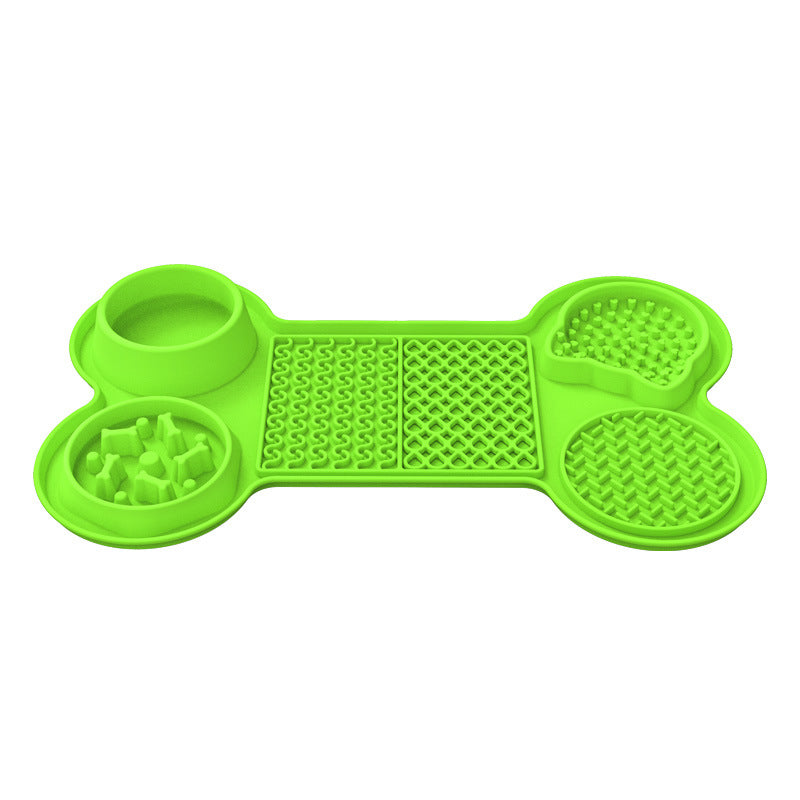 Tapis de léchage en silicone Slow Food pour animaux de compagnie