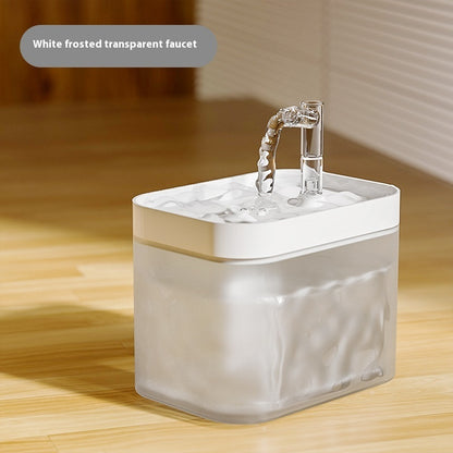 Cat Water Fountain Automatic Circulation Flow Water Fountain Kitten Drinking Water Apparatus