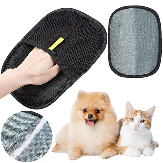 Gant démêlant pour poils d'animaux, brosse de démêlage pour chiens, chats et lapins à poils longs, courts et bouclés