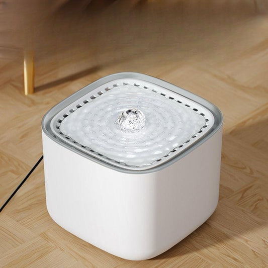 Fontaine à eau intelligente pour chats et chiens, grande capacité 3L, avec filtre de circulation et système automatique en polypropylène (PP).