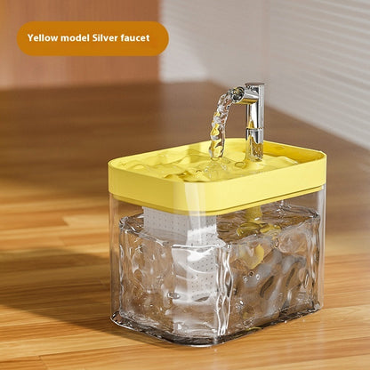 Cat Water Fountain Automatic Circulation Flow Water Fountain Kitten Drinking Water Apparatus
