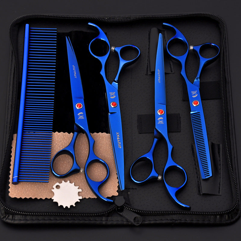 7.0 Inch Set Pie Color Pet Scissors