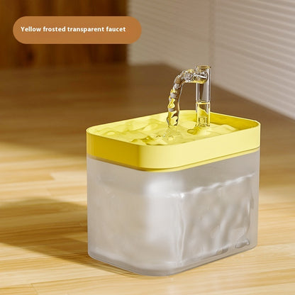 Cat Water Fountain Automatic Circulation Flow Water Fountain Kitten Drinking Water Apparatus